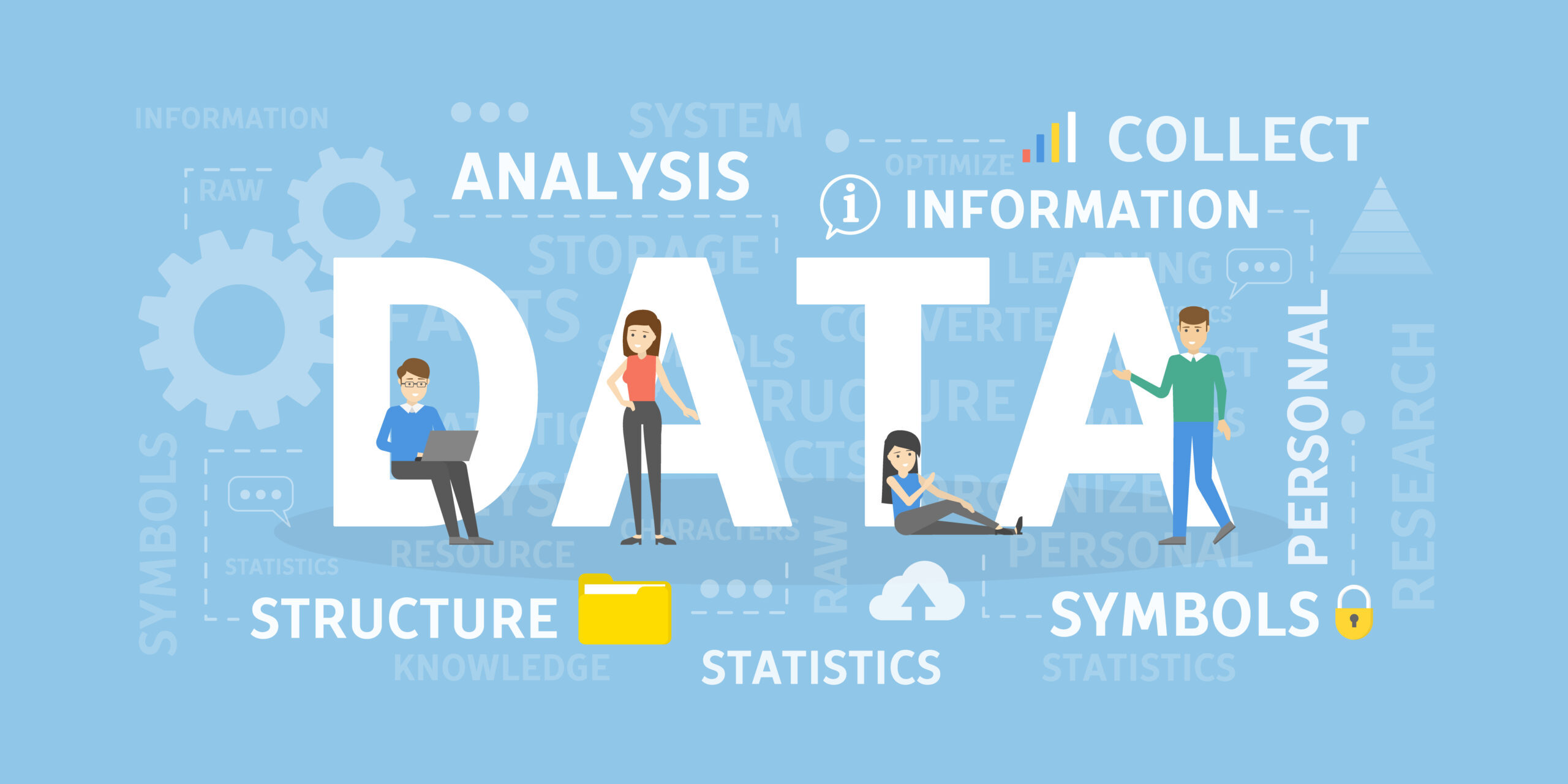 Data concept illustration. The Dzapasi Group: Data Management