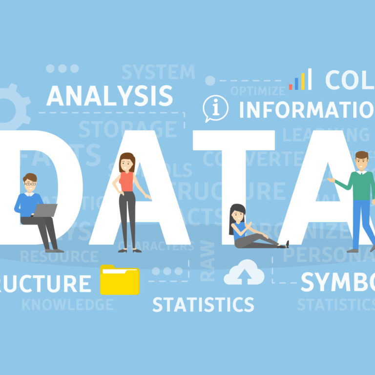 Data concept illustration. The Dzapasi Group: Data Management
